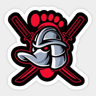 Foot Ducks Sticker